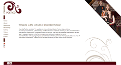 Desktop Screenshot of ensemblepoetico.com